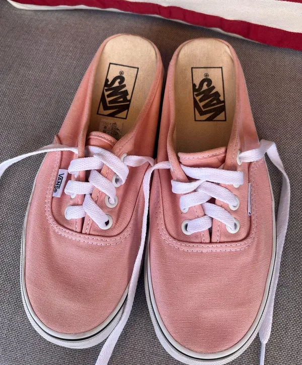 Vans Authentic Mule Sneakers - Pink - Size 6 - Image 2