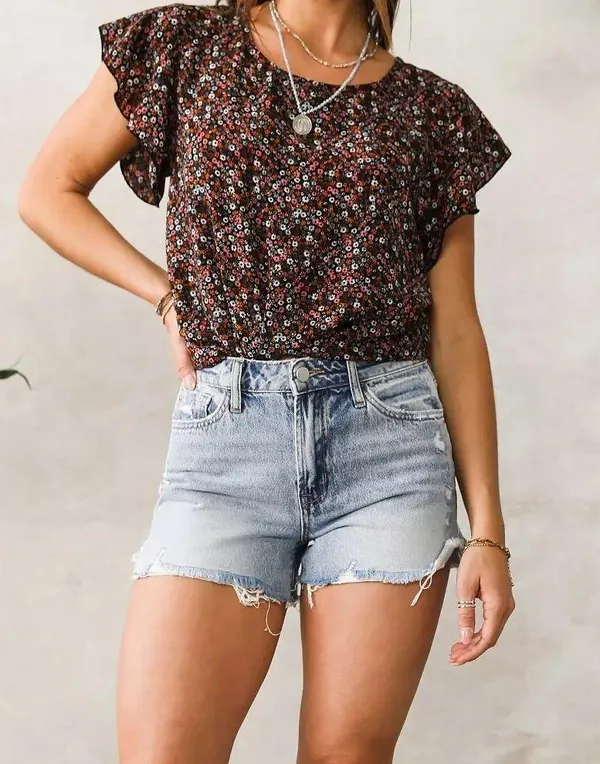 Flying Monkey Denim Shorts - Image 3