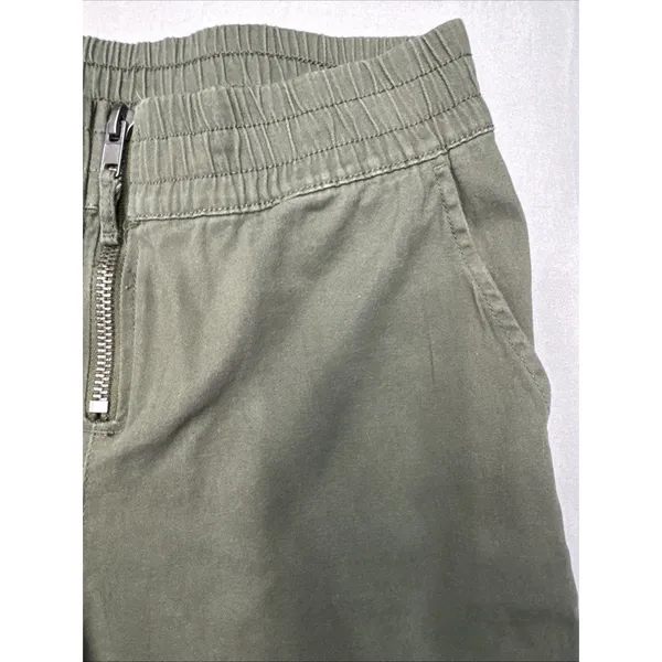 RD Style Women's Small Green Jogger Pants Zipper Waist Activewear EUC - Image 5