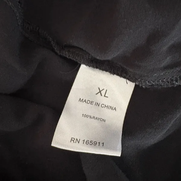 Grace & Karma‎ 100% Rayon Cottagecore Puff Sleeve Ruffle Midi Dress Size XL - Image 9