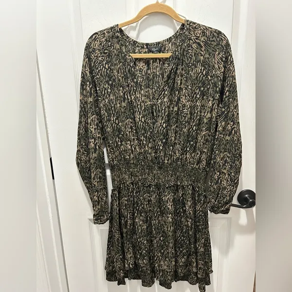 Rails Olive Long Sleeve Dress - Image 5