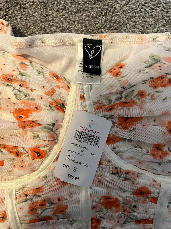 Windsor Floral Bustier Top - Image 3