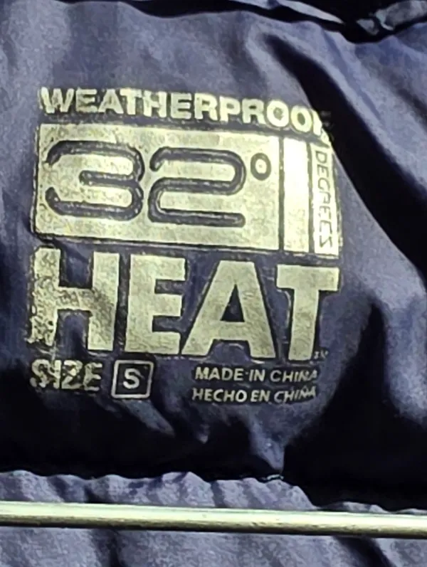 32 Degrees Navy down filled vest Small - Image 6