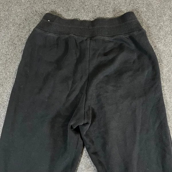 Nike Women Fleece Joggers Black Sweatpants Small Embroidered Swoosh Logo Pockets - Image 12