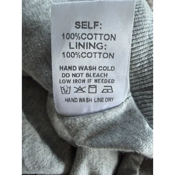 Bohme Lucky Number‎ Sweatshirt Gray Women's Size Large - Image 11