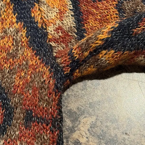 J Jill Cardigan Wool Blend Southwestern Aztec Boho Artisan Cozy Rustic Fall S - Image 10