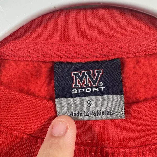 Cornell University MV Sport Sweatshirt Red Crewneck Collegiate Ivy League Small - Image 4