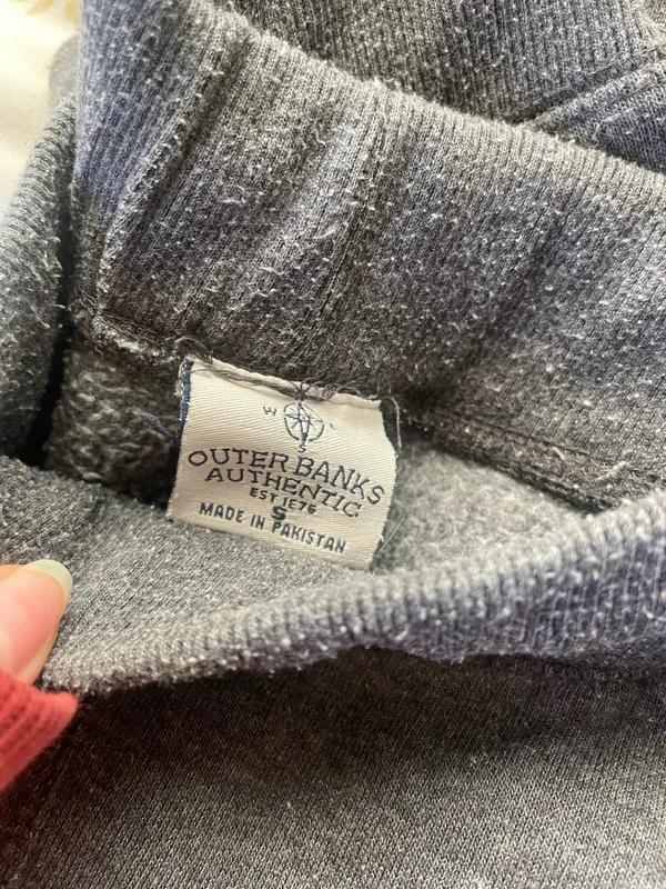 Outer Banks Authentic Swearpants Small Gray - Image 3