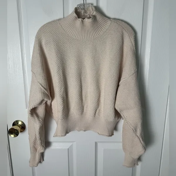 Free People Hailee Sweater Skirt Set in Powder Sand L - Image 2