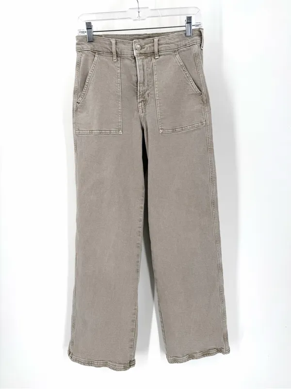 AE American Eagle Stretch Super High-Waisted Baggy Wide-Leg Relaxed Jean Pant - Image 3