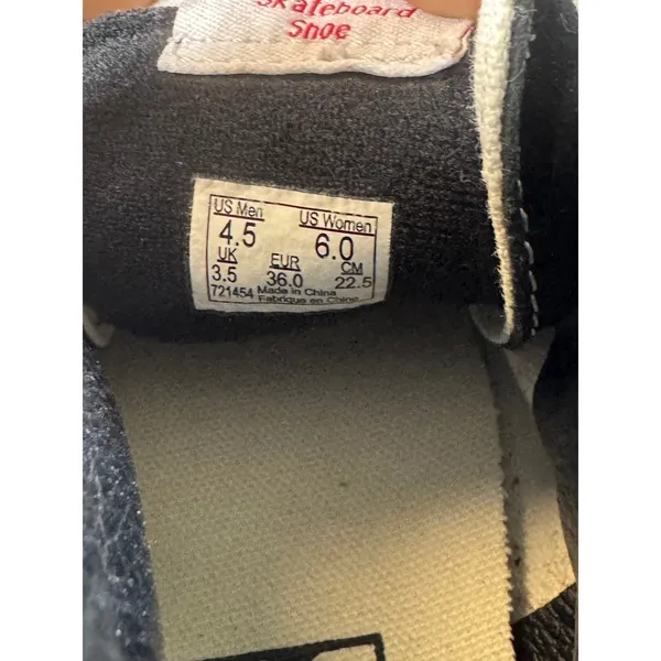 Vans Sk8-Hi High Top Sneakers Black White Mens 4.5 Womens 6.0 Skate Shoes‎ - Image 8