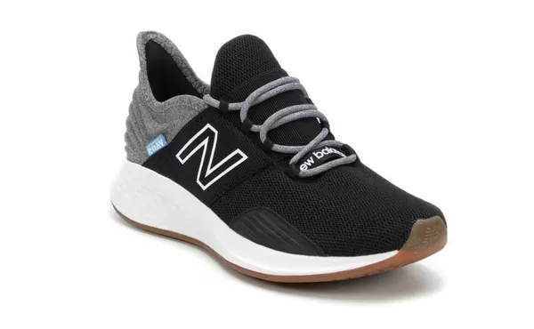New Balance Fresh Foam Roav Women's Running Sneakers Black Gray Mesh Low Top - Image 2