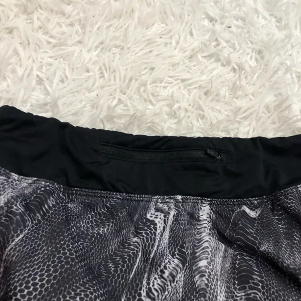 Nike Eclipse‎ Dri Fit Running Shorts Printed Black Grey Size Small - Image 5