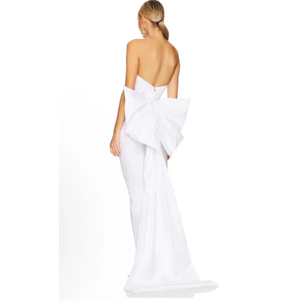 NWT Nookie Reese Black‎ Strapless Bow Jumpsuit Sz XS $289 - Image 6