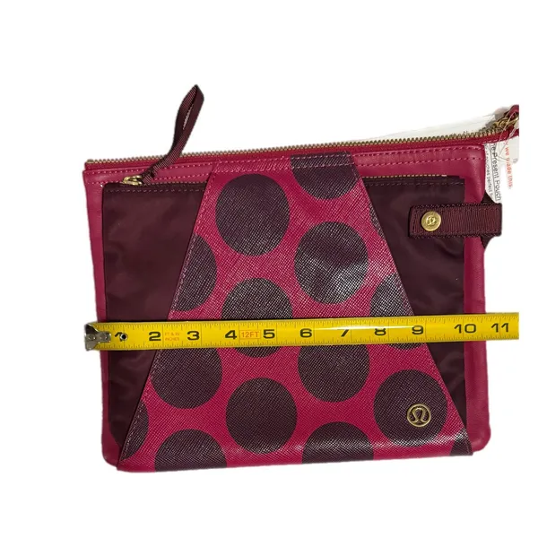Lululemon In The Present Pouch Deep Ruby Bordeaux Drama Polka‎ Dot W9M61S NWT - Image 10