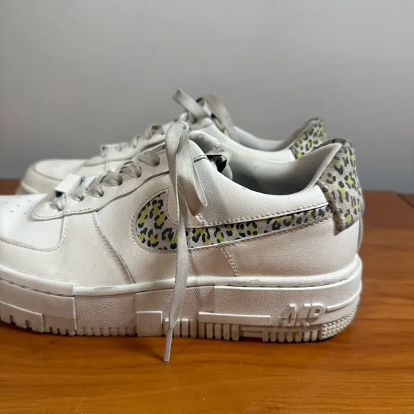 Nike Air Force 1 Low Pixel White Leopard Women's Sneaker DH9632-101 Size 9.5 - Image 2