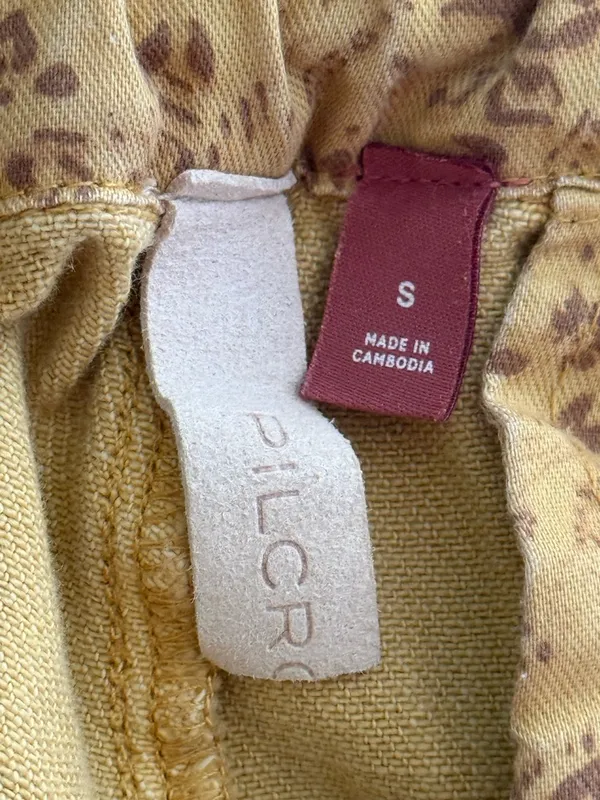 Anthropologie Pilcro Cottage Utility Pants in Gold/Mustard - Image 4