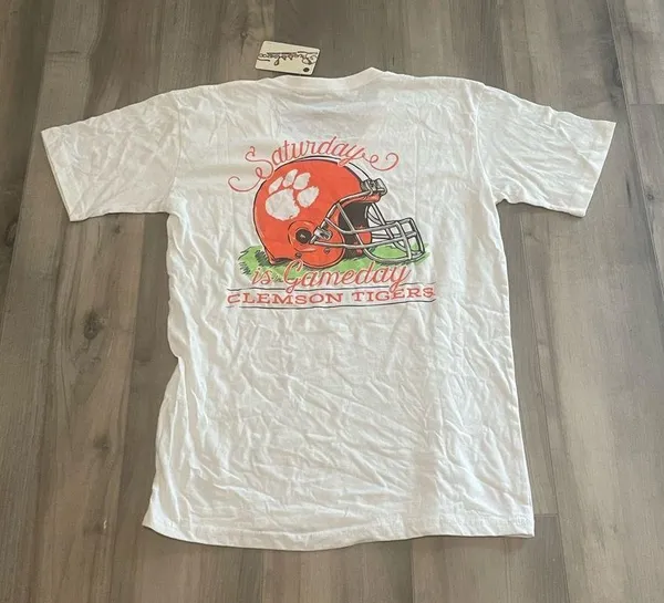 Pressbox University of clemson tigers short sleeve shirt t shirt size large - Image 2