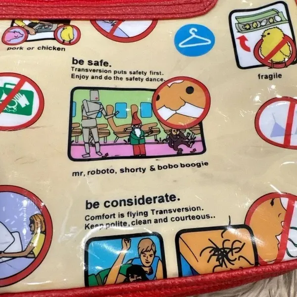 TransVersion Funky Funny Plastic Purse Red - Image 3