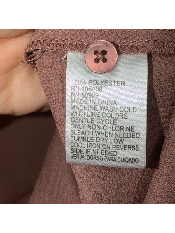 Alex Marie XL Mauve Surplice Long Sleeve Blouse - Image 7