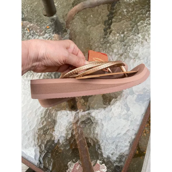 Havaianas Brand New Havianas Women's Size EU 37 US 5.5 Cappuccino Brown Flip Flops Sandals - Image 3