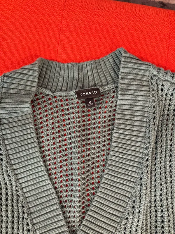 cardigan Green Size 0 - Image 2