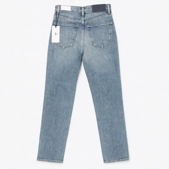 NWT 7 For All Mankind Julia Jeans Sz 23 Distressed Tapered Boyfriend 90s Vintage - Image 7