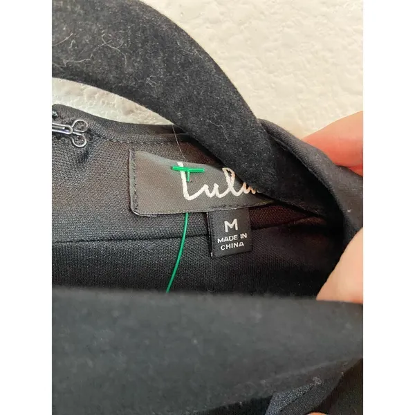 Lulus A line dress Black loving you is easy size M - Image 2