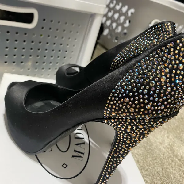Steve Madden Rhinestone Playy R Heels - Image 2