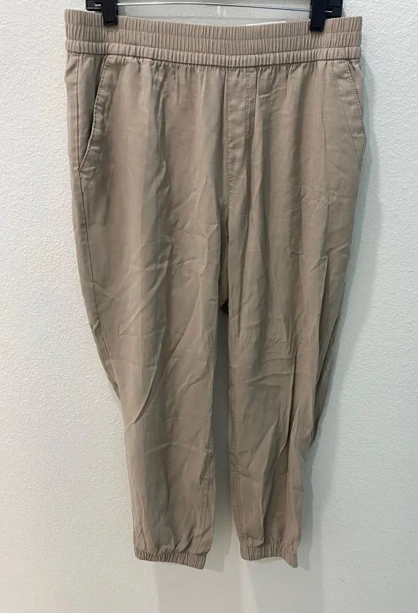 Nwt High-Waisted Twill Jogger Pants Size Large - Image 4