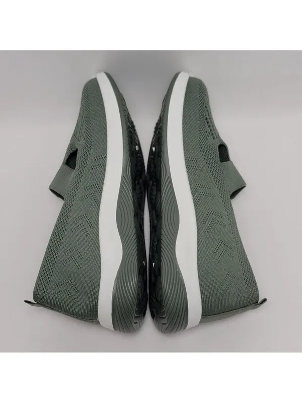 Women's Breathable Mesh Slip On Sneakers Comfortable Lightweight Walking Shoes - Image 8