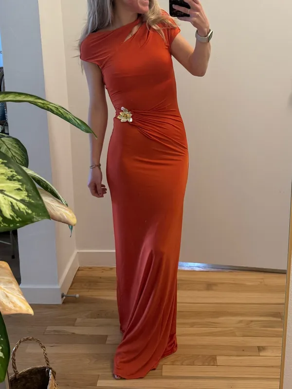 Meshki Kaida Slinky Maxi Dress With Hardware - Image 6