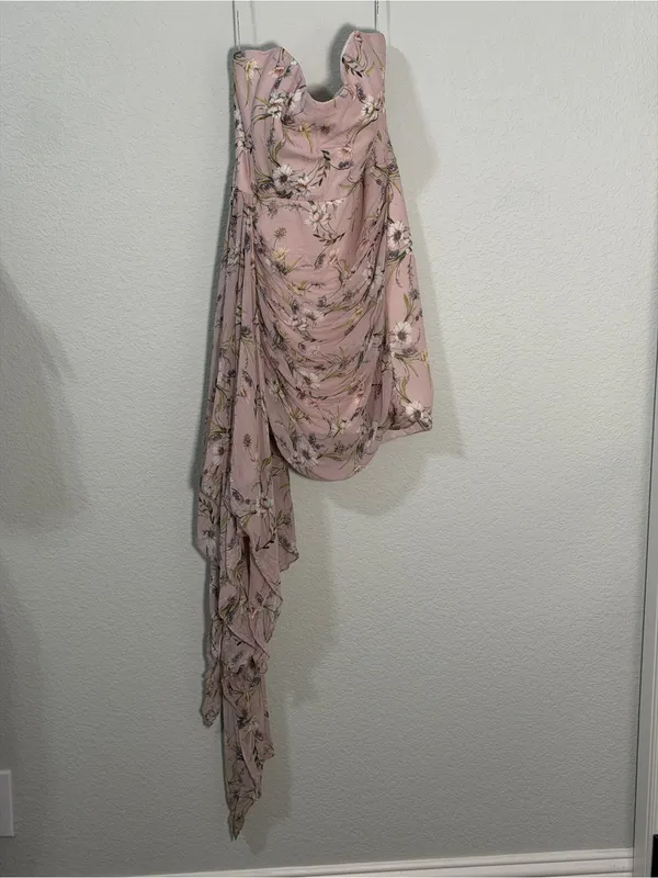 Anthropologie x Katie May Chasing Dawn Midi Dress in Mauve Floral-NN14 - Image 4