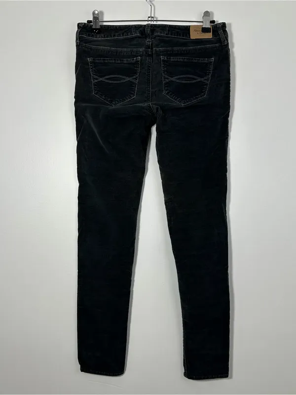 Abercrombie Women’s Size 2 W26 Black Skinny Jeans Stretch Denim - Image 3