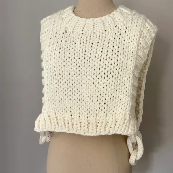 Anthropologie Knit Sweater Vest - Image 4
