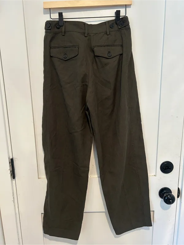 Madewell Barrel Leg Trouser Pant size 0 - Image 3