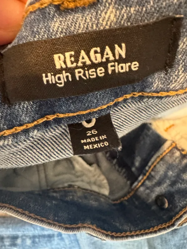 True Religion Reagan High Rise Flare Jeans - Image 3