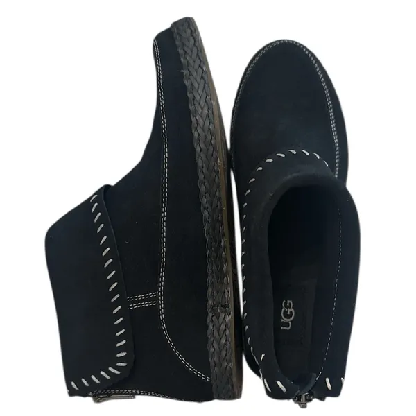 UGG Varney Black Suede Ankle Boots - Image 7
