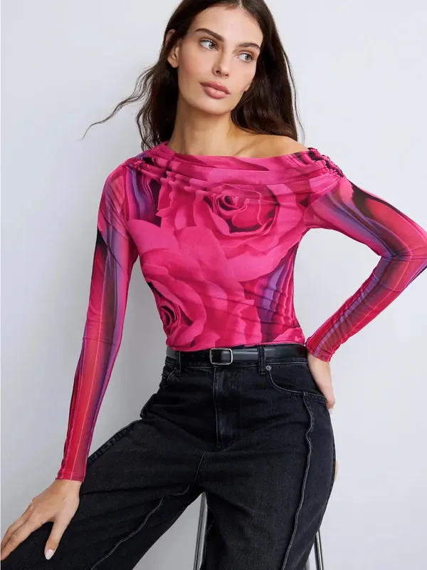 AFRM Mesh Barry Top Red Size XS - Image 2