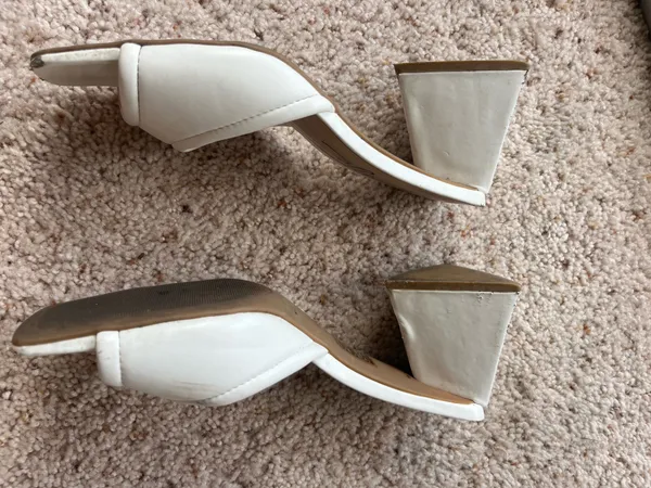 Forever 21 white block heels  - Image 3