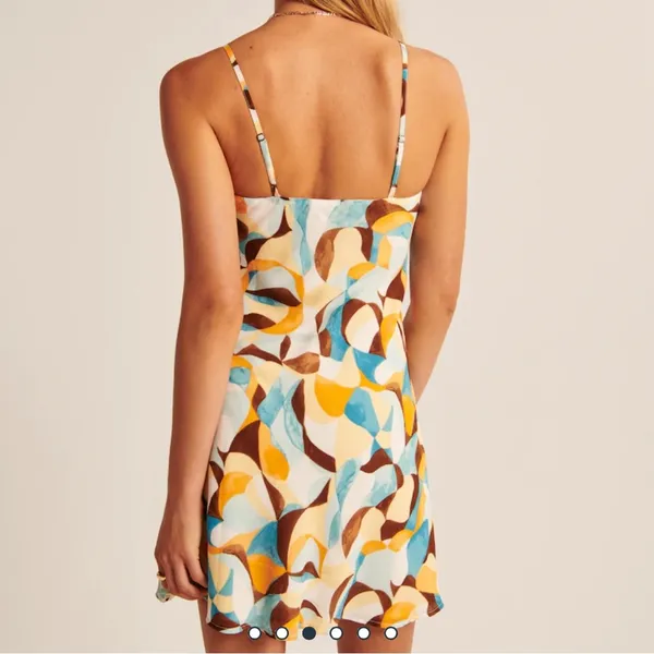 Abercrombie | Cinch Front Slip Mini Dress - Image 4
