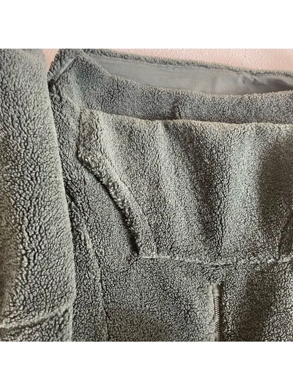Lululemon Scuba Oversized Fleece Funnel Neck Smocked Spruce XS / Small Cozy - Image 3