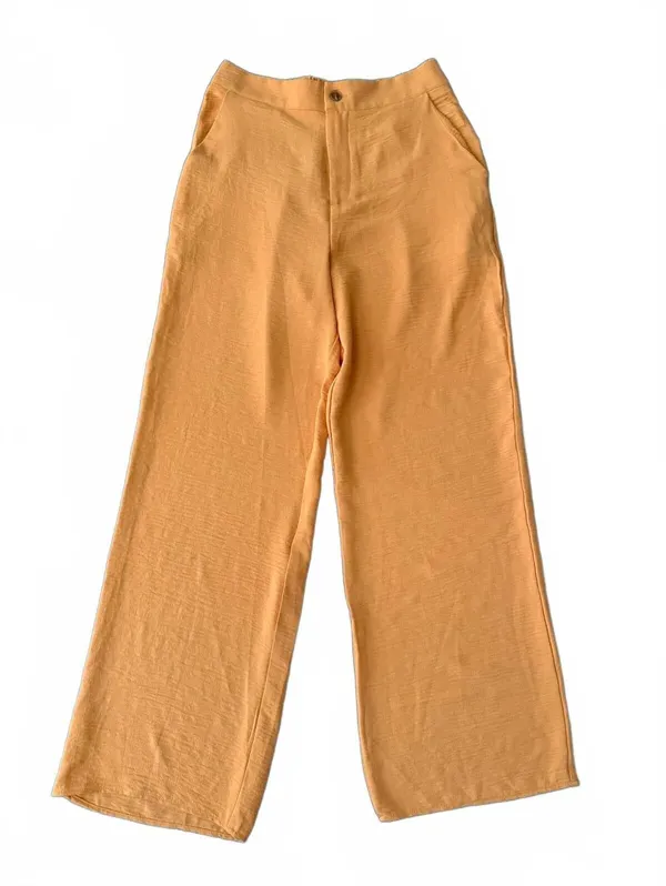 Paper Crane Women's NEW Dress Pants Size Medium Orange Office Work City Chic - Image 2