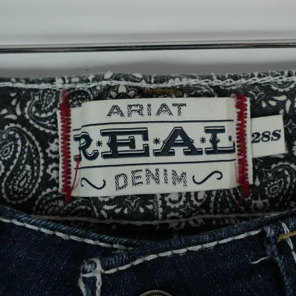 Ariat Jeans‎ Women's 28S Blue Real Denim Mid Rise Boot Western Rodeo Stretch - Image 4
