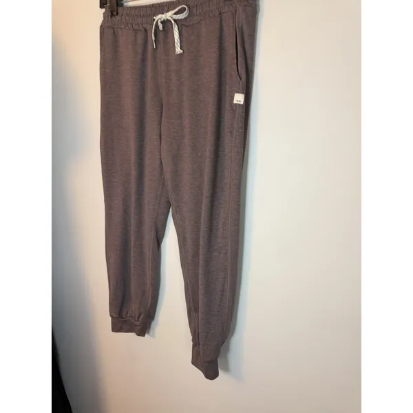 Vuori Women's Drawstring Joggers Brown Sz S - Image 3