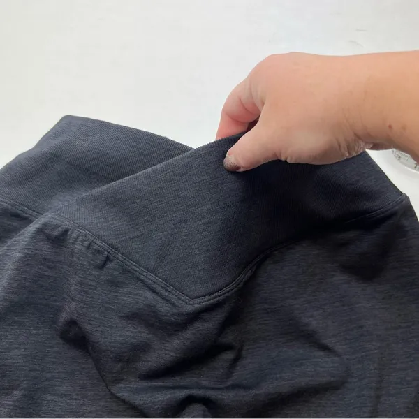 BuffBunny Snatched Seamless‎ Legging Charcoal Gray Grey Black Crossover Size XL - Image 9