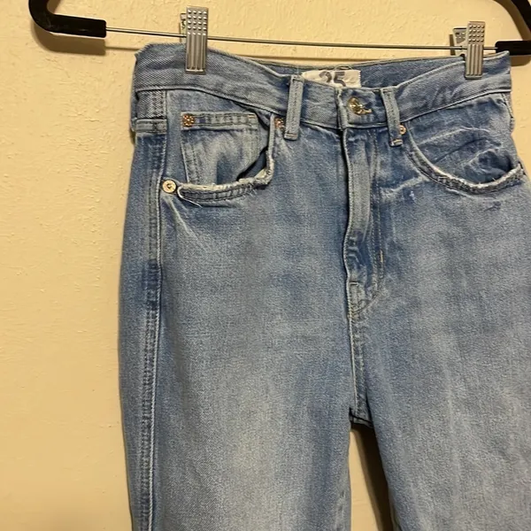 Free People We The‎ Free High Rise Stovepipe Ankle Jeans Size 25 - Image 4