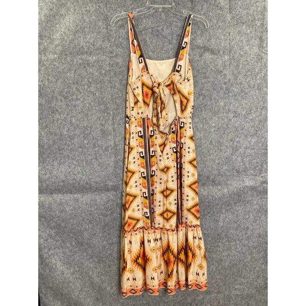 Never Fully Dressed Aztec Tribal Print Maxi Dress Boho Festival UK 12 / US 10 - Image 7