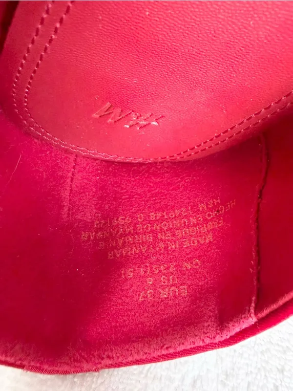 H&M Women's Red Crystal Embellished Ballet Flats 6 NWOT - Image 9