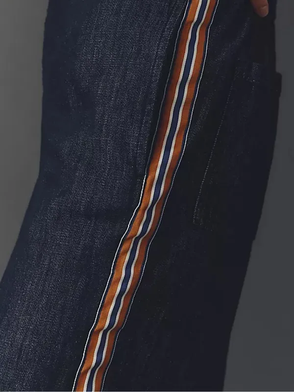 Maeve pull on Wide-Leg Track Pants with Multi-Stripe‎ Side Tape XS - Image 2